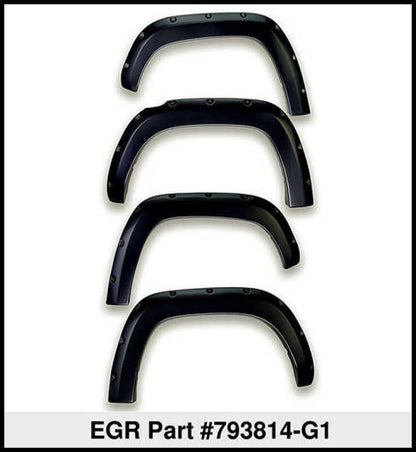 EGR 11-15 Ford Super Duty Bolt-On Look Color Match Fender Flares - Set - Carbon Black 793814-G1 793814-G1 Thumbnail