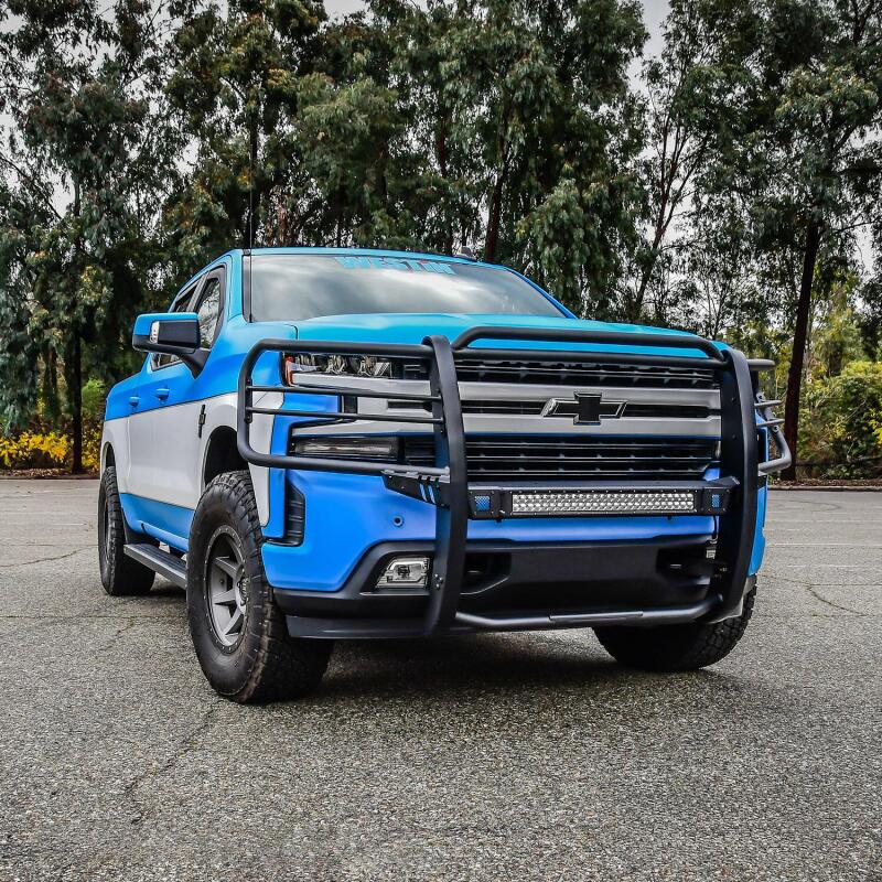 Westin 19-21 Chevy 1500 Sportsman X Grille Guard - Textured Black (Excl. 2019 Silverado LD) 40-33955 40-33955 Photo - Mounted