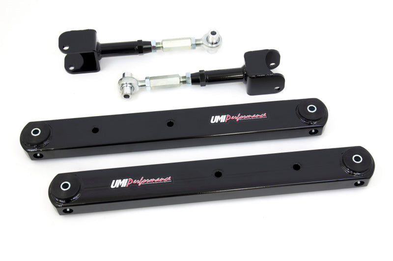 UMI Performance 64-67 GM A-Body Rear Control Arm Kit Fully Boxed Lowers Adjustable Uppers 402119-B 402119-B Photo - Primary