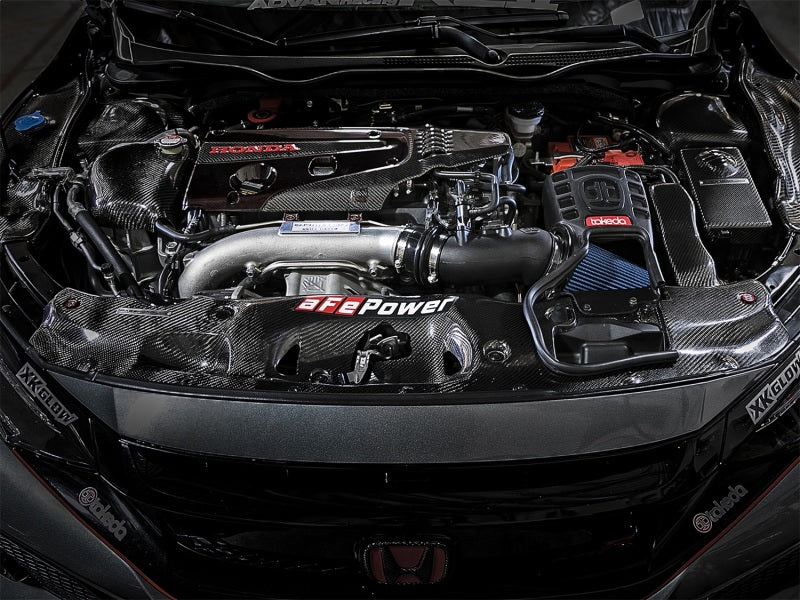 aFe Takeda Momentum GT Pro 5R Cold Air Intake System for Honda Civic TM-1025B-R Photo - Mounted