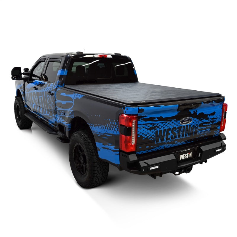 Westin 17-24 Ford F-250/350 Super Duty 6.75ft. Bed Soft Roll Tonneau Cover - Black 19-11005 19-11005 Photo - Mounted
