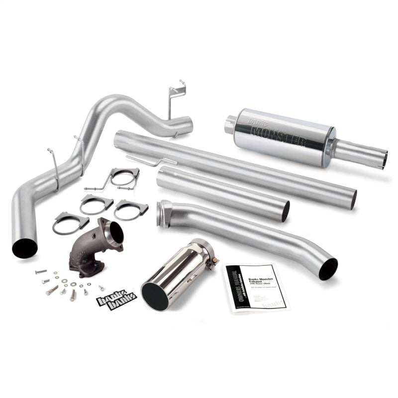 Banks Power 98-02 Dodge 5.9L Std Cab Monster Exh w/ Power Elbow - SS Single Exh 48637 Photo - Primary