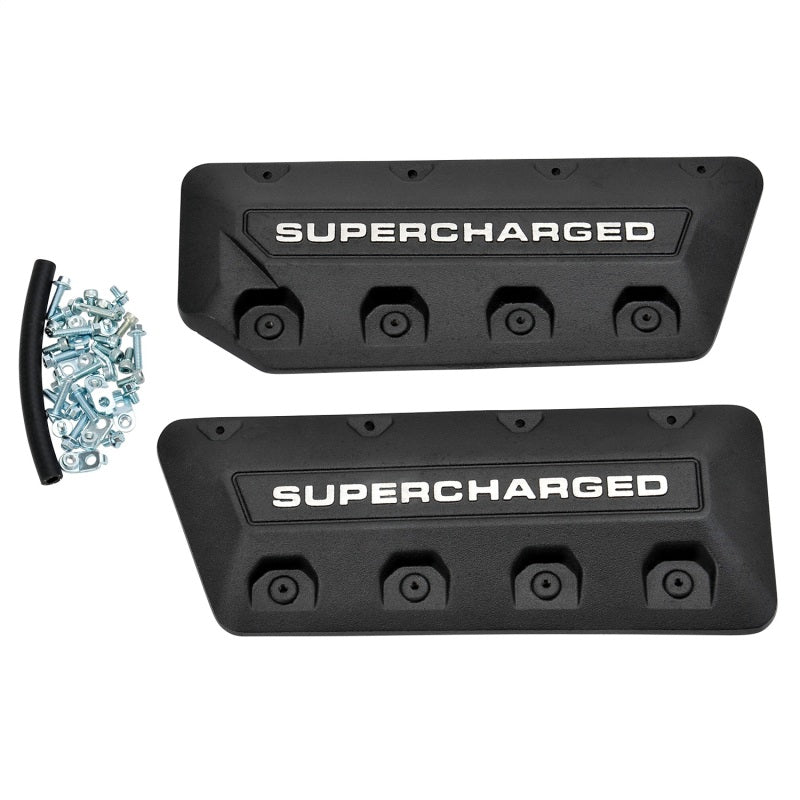 Edelbrock Coil Cover Kit 2018-19 Ford Mustang 5.0L GT w/ Edelbrock R2650 Supercharger 41149 41149 Photo - Primary