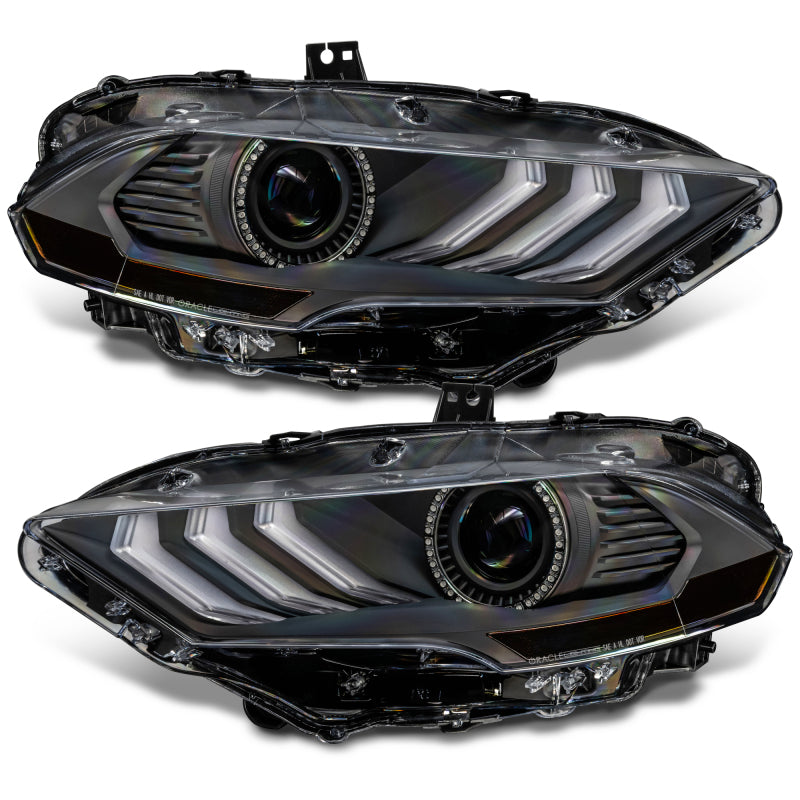 ORACLE Lighting 18-23 Ford Mustang Dynamic ColorSHIFT LED Headlights - Black Series 8204-332 8204-332 Photo - out of package