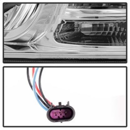 Spyder Dodge Ram 09-12 Projector Headlights Light Bar DRL Chrome PRO-YD-DR09-LBDRL-C 5080998 5080998 Photo - Unmounted