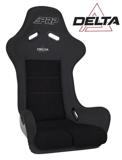 PRP Seats PRP Delta Composite Seat- Black (PRP Silver Outline/Delta Silver- Black Stitching) A37F-201 A37F-201 Photo - Primary