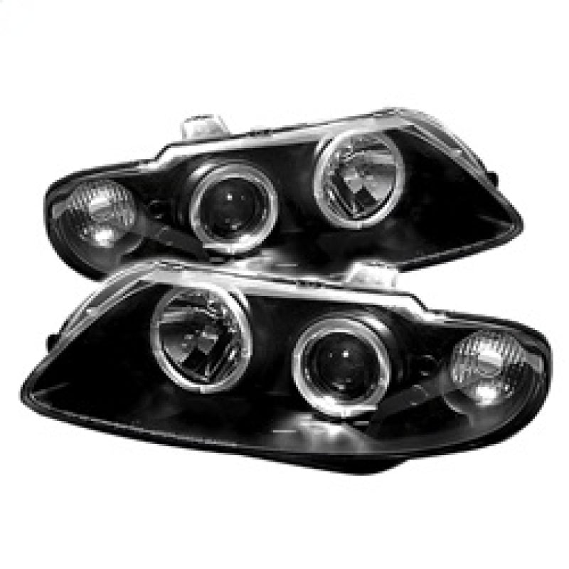 Spyder Pontiac GTO 04-06 Projector Headlights LED Halo LED Black High H1 Low H1 PRO-YD-PGTO04-HL-BK 5011749 5011749 Photo - Primary