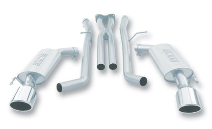 Borla 05-06 Pontiac GTO Coupe 2dr 6.0L 8cyl AT/MT 4spd/6spd RWD SS Catback Exhaust w/ inXin Pipe 140165 140165 Photo - Primary