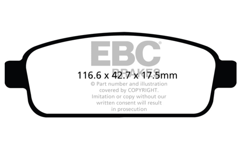 EBC Disc Brake Pad Set DP42066R Photo - Primary