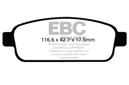 EBC Disc Brake Pad Set DP42066R Photo - Primary