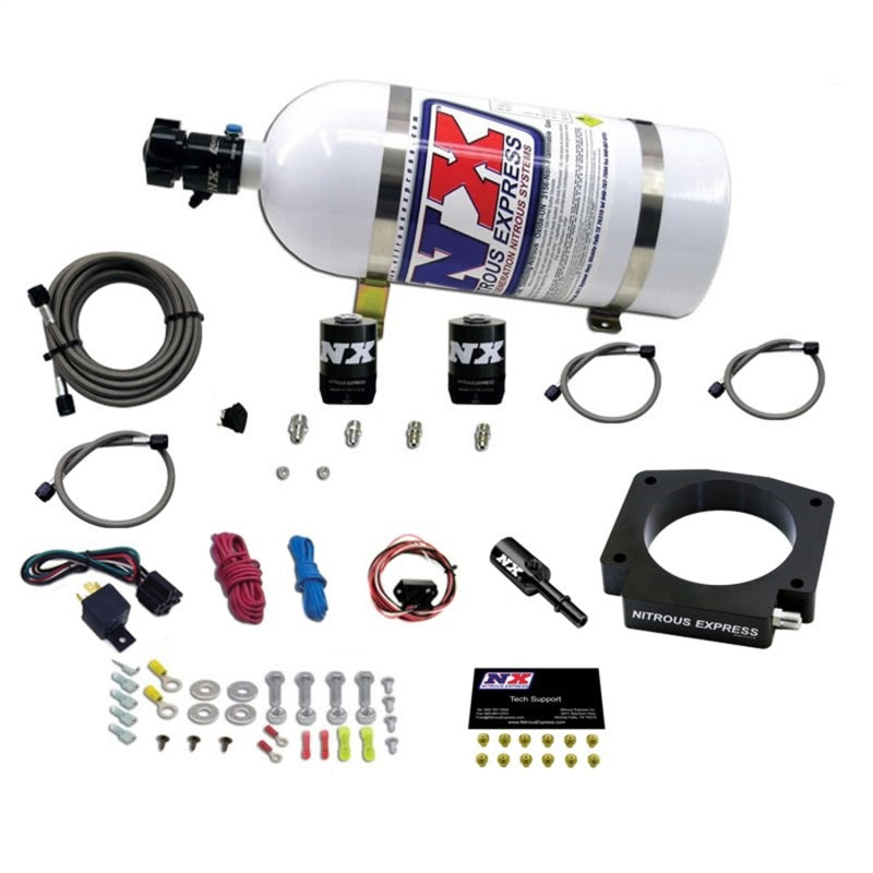 Nitrous Express 15-17 Ford Mustang GT350 5.2L Nitrous Plate Kit w/10lb Bottle 20953-10 20953-10 Photo - Primary