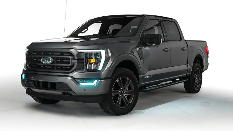 ORACLE Lighting Oracle 21-22 Ford F-150 ColorSHIFT RGB+W Fog Light DRL Upgrade Kit w/ No Controller 1462-334 1462-334 Photo - Mounted