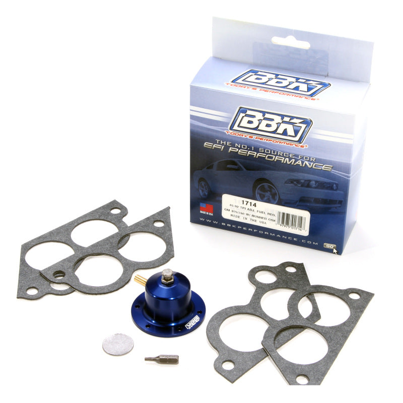 BBK Performance 85-92 GM TPI 305/350 Adjustable Pressure Fuel Regulator 1714 Photo - Primary