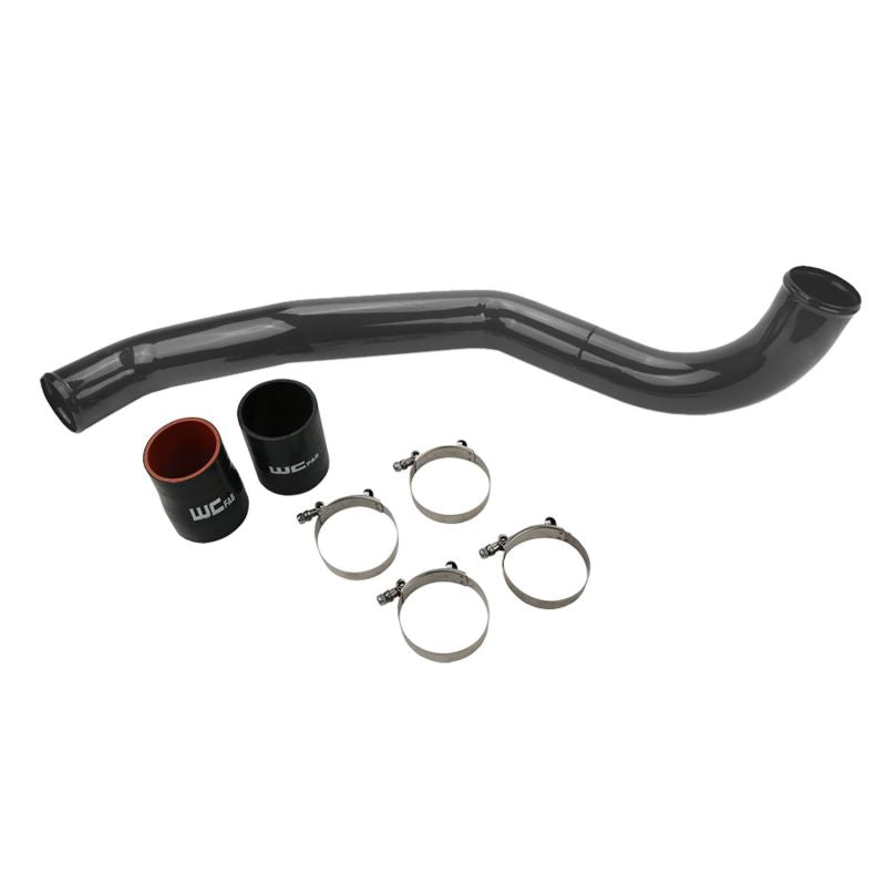 Wehrli 17-19 Chevrolet 6.6L L5P Duramax Driver Side 3in Intercooler Pipe - Bronze Chrome WCF100708-BC WCF100708-BC User 1