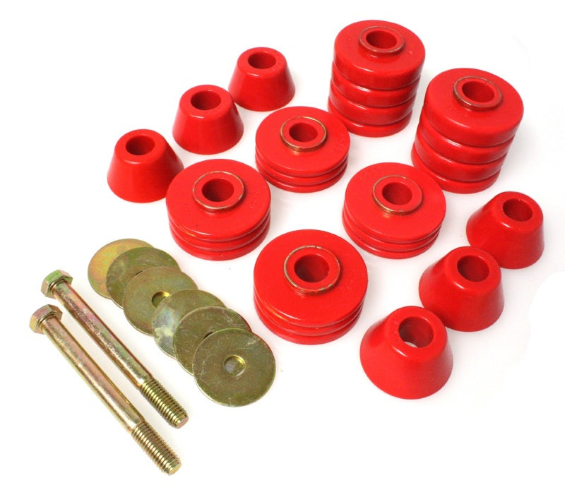 Energy Suspension Body Mount Set Red Chevrolet C20 All 1975-1980 3.4103R Photo - Primary