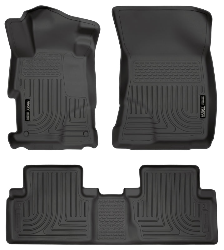 Husky Liners 2012 Honda Civic WeatherBeater Combo Black Floor Liners (3pc) 98441 Photo - Primary