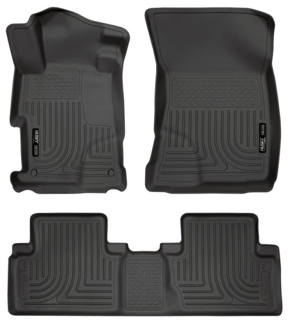 Husky Liners 2012 Honda Civic WeatherBeater Combo Black Floor Liners (3pc) 98441 Photo - Primary