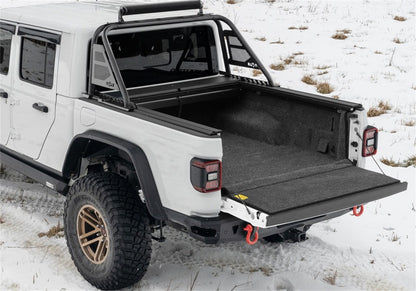 BedRug 2020+ Jeep Gladiator JT 5 Foot Full Bed Liner (Use w/Spray-In & Non-Lined Bed) BRJ20SBK BRJ20SBK Photo - Mounted