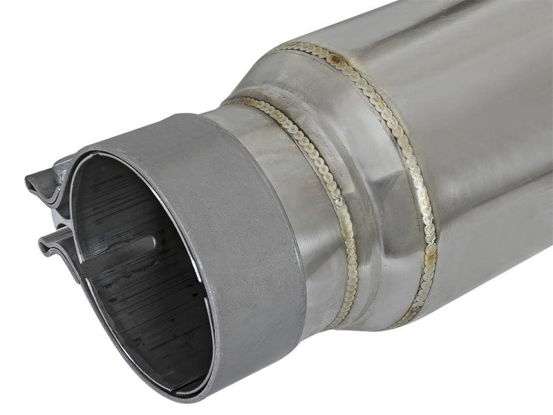 aFe Resonator - MACH Force-Xp 409 Stainless Steel 3in Inlet/Outlet x 4in 49M10001 Photo - Unmounted