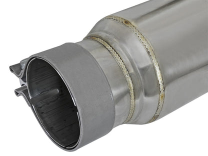 aFe Resonator - MACH Force-Xp 409 Stainless Steel 3in Inlet/Outlet x 4in 49M10001 Photo - Unmounted