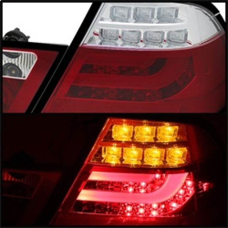 Spyder BMW E46 00-03 2Dr Coupe Light Bar LED Tail Lights Red Clear ALT-YD-BE4600-LBLED-RC 5073822 5073822 Photo - Unmounted