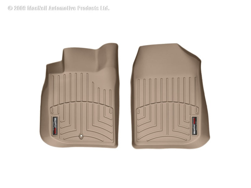 WeatherTech WT FloorLiner - Front - Tan Floor Mats Floor Mats - Rubber main image