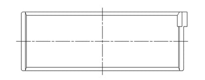 ACL Honda/Acura 4 B18C1/C5 1797cc (0.025 Oversize) Race Series Rod Bearing Set 4B1925HD-.025 4B1925HD-.025 Technical Drawing
