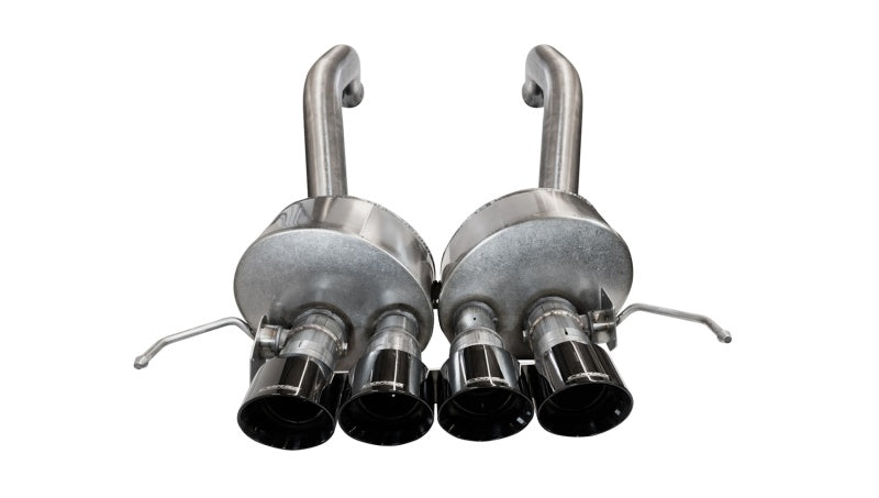 Corsa 2014-2019 Chevrolet Corvette C7 Z06 6.2L 2.75in Xtreme Axle-Back w/ Dual NPP & Quad Black Tips 14777BLK 14777BLK Photo - Unmounted