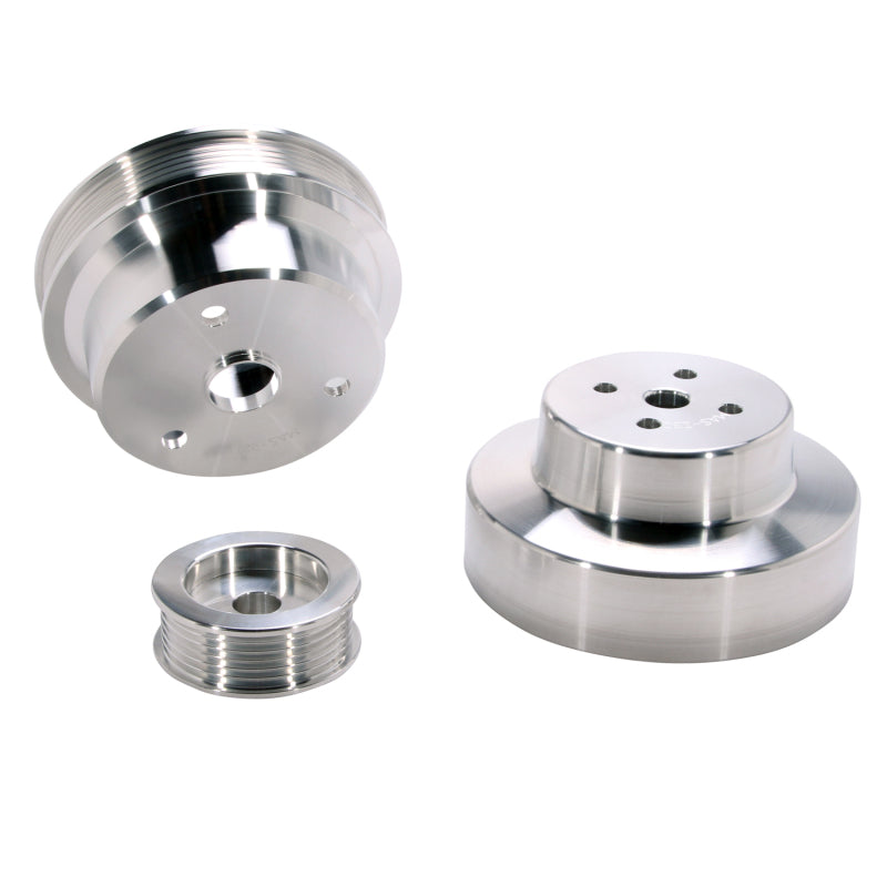 BBK Performance 88-95 GM Truck 4.3/5.0/5.7L 3P Underdrive Pulleys (Aluminum) 1603 User 1