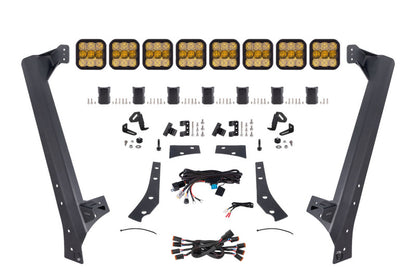 Diode Dynamics Jeep JK SS5 Pro CrossLink Windshield - Yellow Combo Lightbar Kit DD7267 DD7267 Photo - Primary