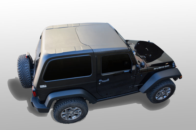 DV8 Offroad 07-18 Jeep Wrangler JK 2 Piece Fast Back Hard Top 2 Door HT07FB22 HT07FB22 Photo - Mounted