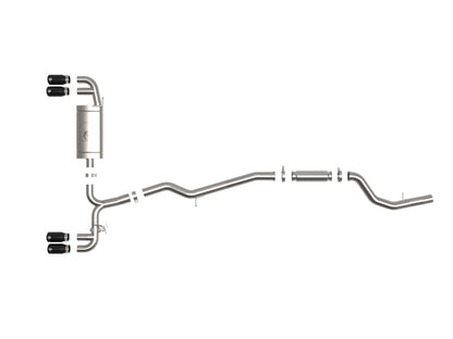 aFe MACHForce XP Cat-Back Exhaust BMW Z4 M40i (G29) 19-24 L6-3.0L (t) B58 49-36352-B 49-36352-B Photo - Unmounted