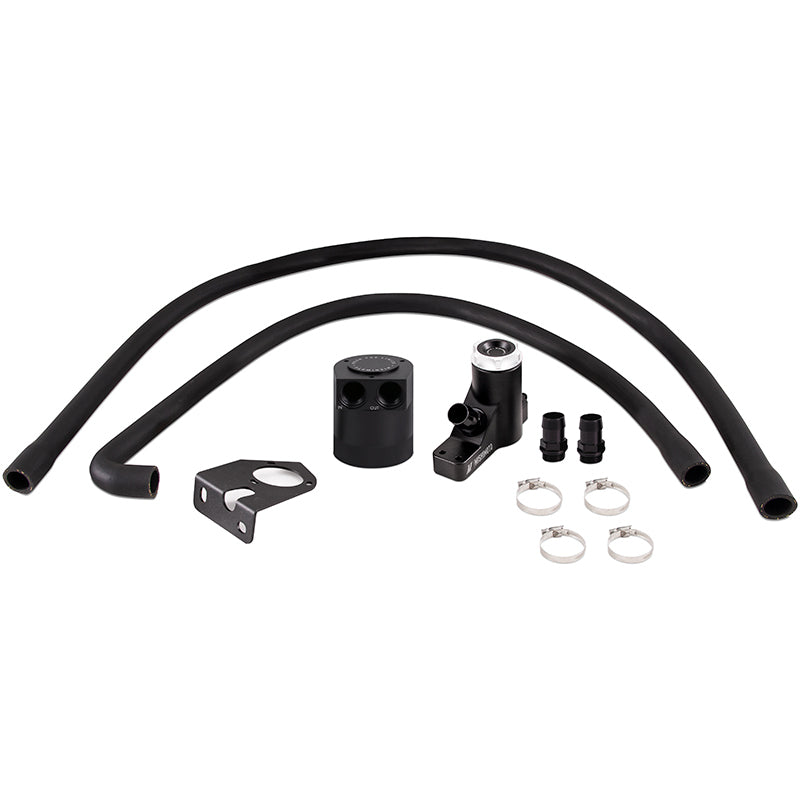 Mishimoto 2008-2010 Powerstroke Baffled Oil Catch Can Kit MMBCC-F2D-08BE MMBCC-F2D-08BE Photo - Primary