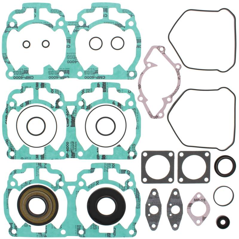 Vertex Pistons Vertex Gaskets 1999 Ski-Doo MX Z X 440 LC Complete Gasket Kit w/ Oil Seals 711234 711234 Photo - Primary