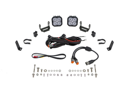 Diode Dynamics SS3 LED Bumper 1 1/2 In Roll Bar Kit Max - White SAE Fog (Pair) DD7663 DD7663 Photo - Primary