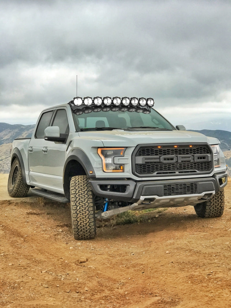 KC HiLiTES 17-18 Ford Raptor 57in. Pro6 Gravity LED 9-Light 180w Combo Beam Overhead Light Bar Sys 91333 91333 Photo - Primary