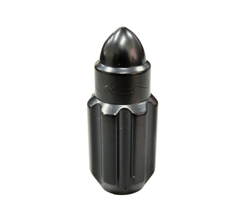 NRG M12 x 1.5 Steel Lug Nut Set  Bullet Shape 21 pc Black W/ Lock Key LN-LS500BK-21 Photo - Primary