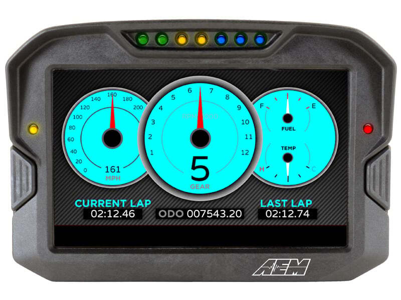 AEM CD-7 Non Logging Race Dash Carbon Fiber Digital Display (CAN Input Only) 30-5700 30-5700 Photo - out of package