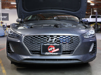 aFe 18-20 Hyundai Elantra GT L4-1.6L (t) Takeda Momentum Dynamic Air Scoop - Blue 56-70005SL 56-70005SL Photo - Mounted