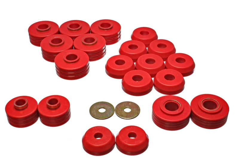 Energy Suspension Body Mount Set Red Ford Bronco All 1980-1989 4.4109R Photo - Primary