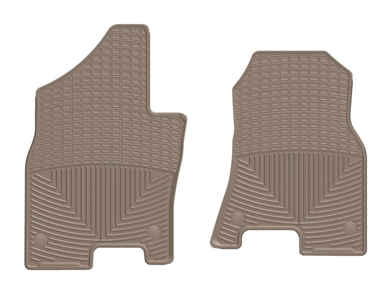WeatherTech 2019+ Dodge Ram Truck 1500 Front Rubber Mats - Tan W506TN W506TN Photo - Primary
