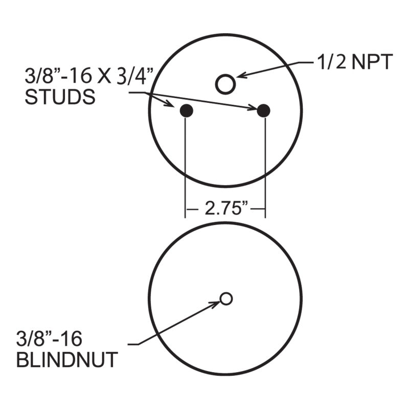 Firestone Ride-Rite Replacement Air Helper Spring 224C (W217606776) 6776 6776 Technical Bulletin