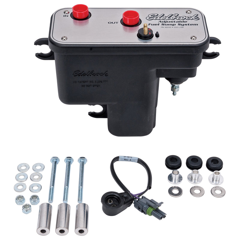Edelbrock Fuel System Universal Fuel Sump Module Adjustable Fuel Sump 36032 Photo - Primary
