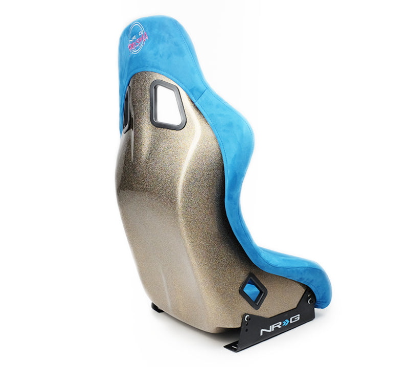 NRG FRP Bucket Seat ULTRA Edition - Medium (Blue Alcantara/Pearlized Back) FRP-303BL-ULTRA FRP-303BL-ULTRA Photo - Primary