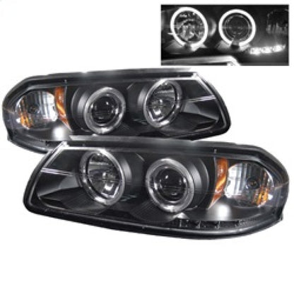 Spyder Chevy Impala 00-05 Projector Headlights LED Halo LED Black High H1 Low H1 PRO-YD-CHIP00-HL-BK 5009401 5009401 Photo - Primary