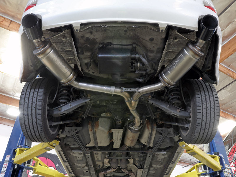 aFe POWER Takeda 06-13 Lexus IS250/IS350 SS Axle-Back Exhaust w/ Carbon Tips 49-36055-C 49-36055-C Photo - Mounted