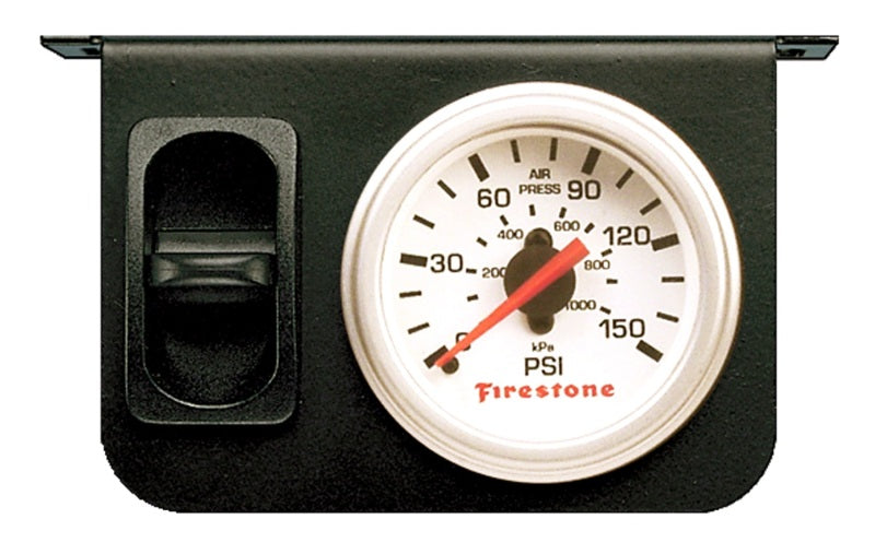 Firestone Air Adjustable Leveling Control Panel w/Single Gauge 0-150psi - White Face (WR17602225) 2225 2225 Photo - Primary