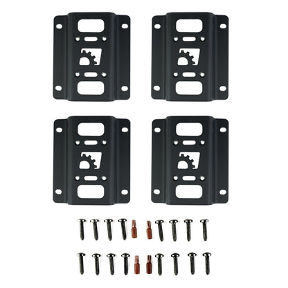 BuiltRight Industries 2015+ Ford Raptor Boxlink Replacement Mounting Plates - 4pc Kit w/ Hardware 104104 104104 Photo - Primary