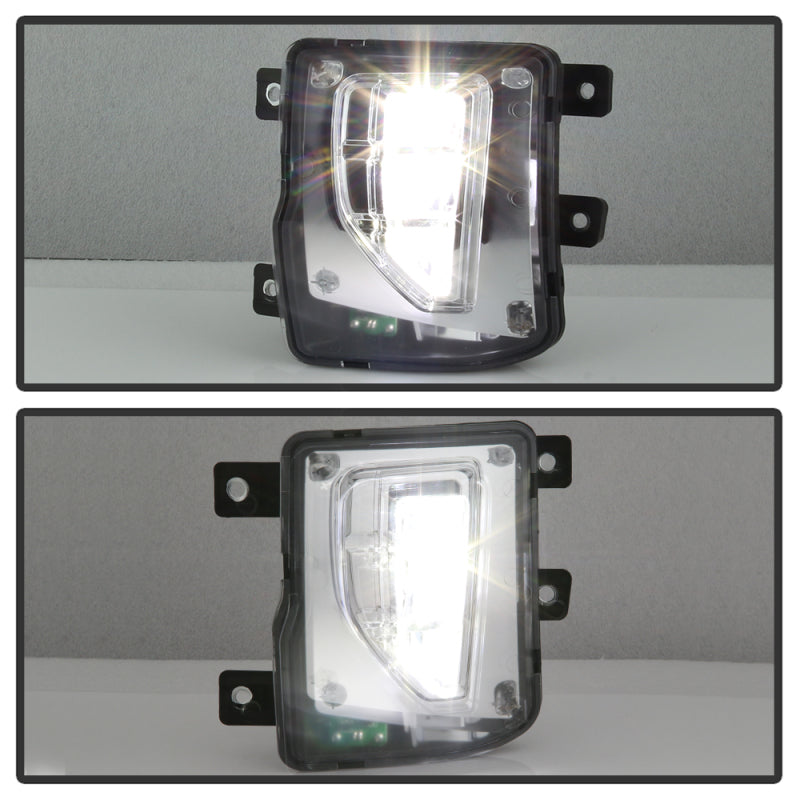 Spyder 16-18 Chevy Silverado 1500 OEM Style Full LED Fog Light w/Switch - Clear (FL-CSIL16-LED-C) 9043215 9043215 User 6