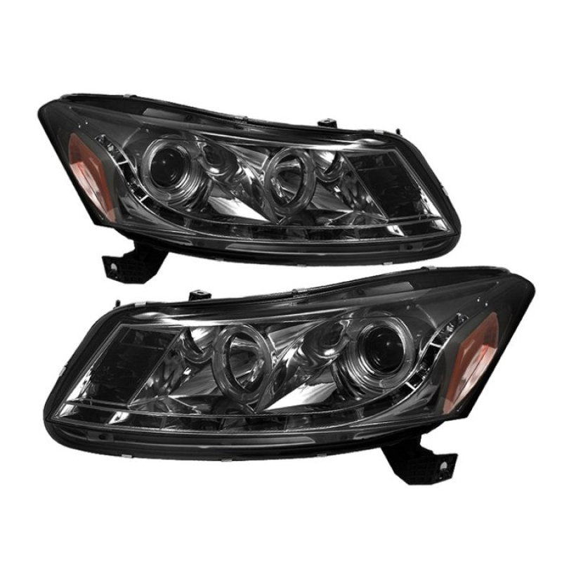 Spyder Honda Accord 08-12 4Dr Projector Headlights- LED Halo DRL Smke PRO-YD-HA08-4D-HL-SM 5010681 5010681 Photo - Primary
